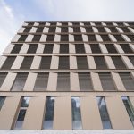 Fasadinių plokščių ir klinkerio plytų pjovimas – Cyber City, Nord Security pastatas