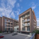 Fasadinių plytų pjovimas – Vytenio g. 4 daugiabutis